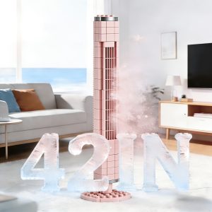 42' Tower Fan 120V 45W, Quiet Oscillating Fan with Touch Control, 6 Speeds 4 Modes 24H Timer LED Display for Bedroom Home